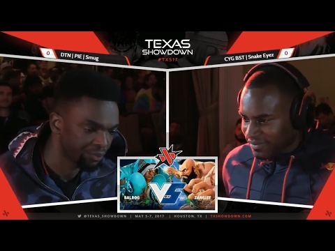 SFV TOP 8 GRAND FINALS TEXAS SHOWDOWN 2017 (DTN PIE SMUG) vs (CYG BST SNAKE EYEZ)