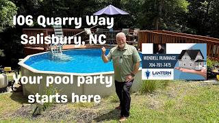 106 Quarry Way, Salisbury, NC - Lovely home with above ground swimming pool near downtown Faith, NC