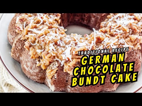 The BEST German Chocolate Bundt Cake (Moist & From Scratch!) #chocolate #bundt #dessert