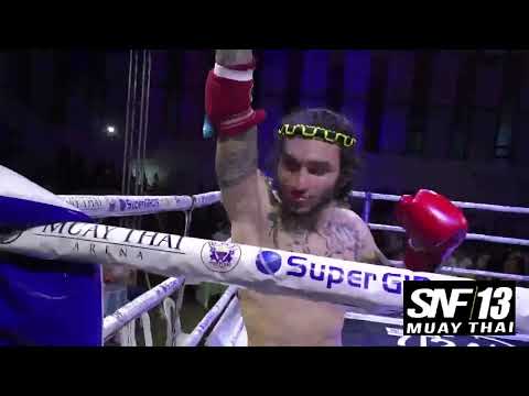 Pelea MICHAEL ZAPATA vs JHON CRISTANCO - MUAY THAI 2022 SNF 13