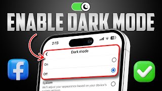 How to Enable Dark Mode on Facebook on iPhone | Turn ON Dark Mode on Facebook