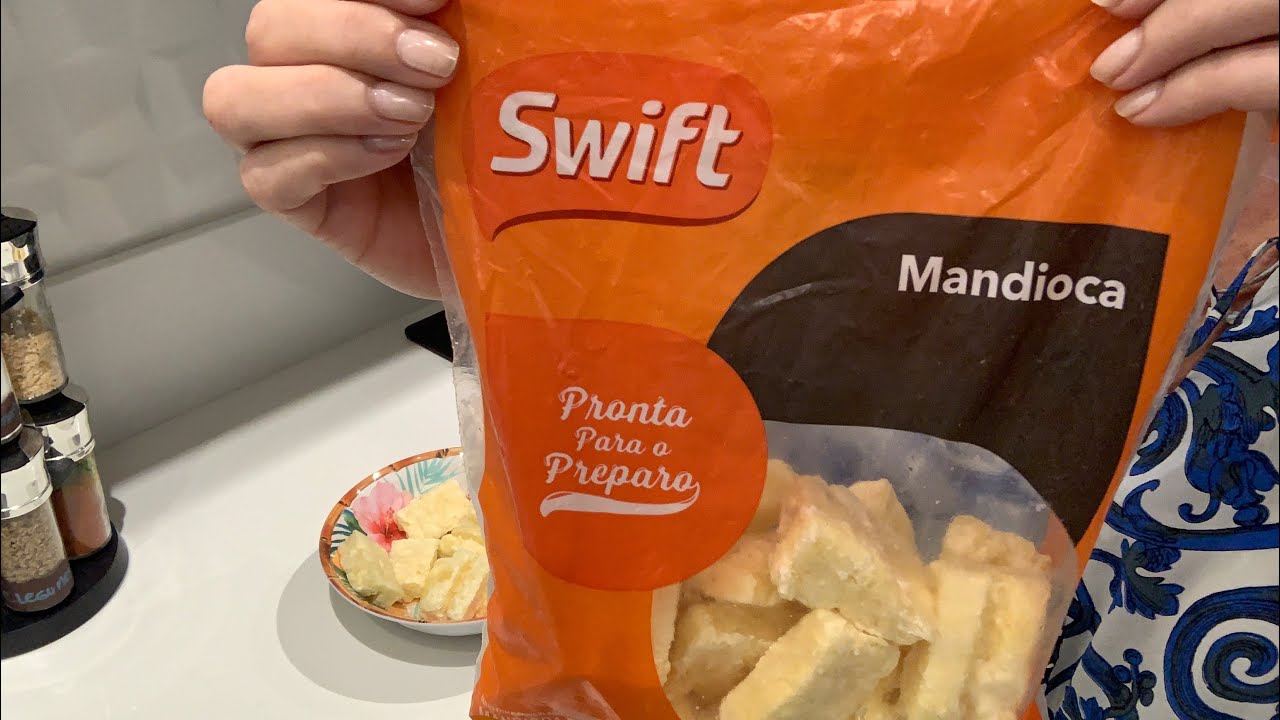 TESTEI A MANDIOCA PRÉ-COZIDA NA AIRFRYER! Ficou pronta super rápido! Zero trabalho e sujeira!