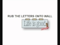 Wall Lettering Instructional Video By The Simple Stencil