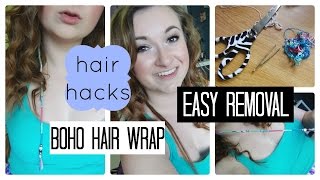 How to Remove a Hair Wrap WITHOUT Cutting Your Hair! | Hair Hack Tutorial