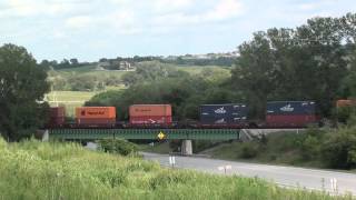 preview picture of video 'Iowa Interstate Railroad CBBI-17 (8-17-2014) [HD]'