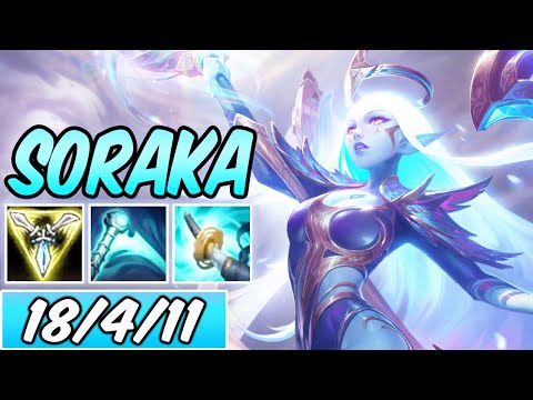 S+ DAWNBRINGER SORAKA ADC CONQUEROR FULL CRIT 40% CDR | New Build & Runes | League of Legends | S10