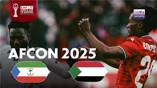 Equatorial Guinea vs Sudan | HIGHLIGHTS EXTENDED AFCON 2025 | 12/28/2025 | beIN SPORTS USA