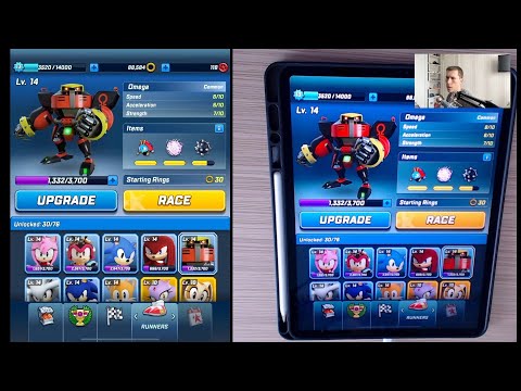 Sonic Forces (iOS, Android) E-123 OMEGA - Character Review, Gameplay & Walkthrough