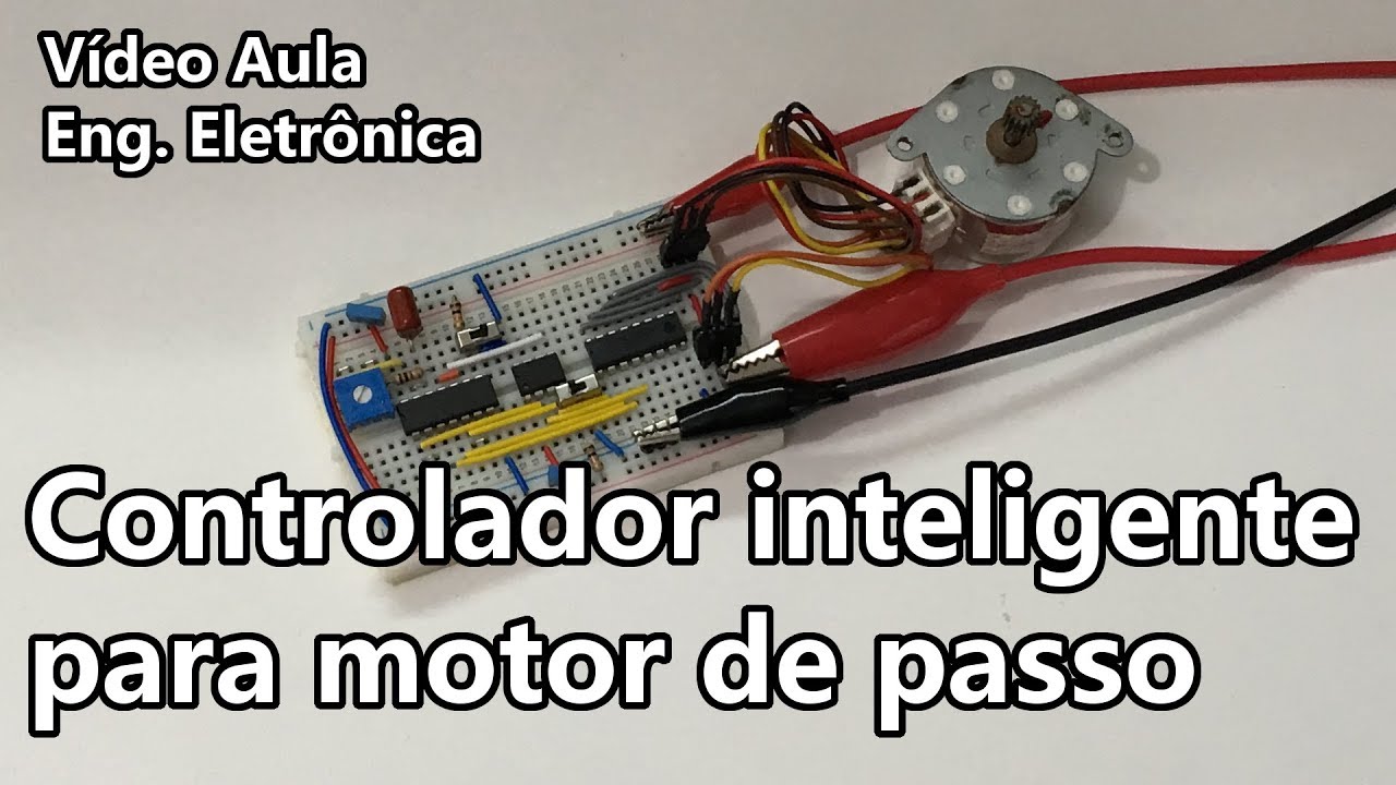 CONTROLADOR PARA MOTOR DE PASSO COM PIC | Vídeo Aula #290