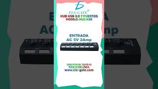 Hub Usb 3.0 Alta Velocidad 7 Puertos Multipuerto Switch Led