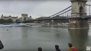 Flying under the bridge Budapest Video