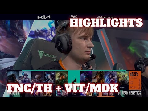 Fnatic vs Heretics + VItality vs MDK - All Games  Highlights | Round 2 LEC Spring 2024 Playoffs