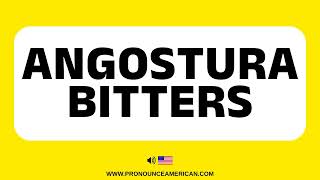 Download lagu Cara Mengucapkan Angostura Bitters (dengan Benar) | Cara Mengucapkan Angostura Bitters mp3