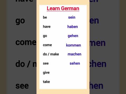 🔥 Master German Verbs FAST  | Easy Guide for Beginners 🎯 #LearnGerman #GermanVerbs #LanguageLearning