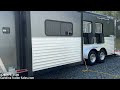 2015 Hoosier 2 Horse Trailer 9' LQ with Slide, 7 Wide, with Ramp