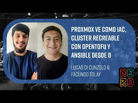 Proxmox VE como IaC, cluster recreable con OpenTofu y Ansible desde 0