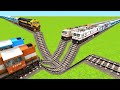 FIVE TRAINS VS DEEP GAINT PIT RAILROAD TRACKS & DANGEROUS ACCIDENT|Train Simulator 2026|Railworks|
