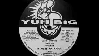 David Anthony Featuring Protege -- I Want To Know (Organ Dub)