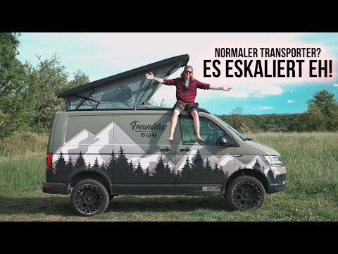 ⛺️ Jetzt ist's nen Camper! Der VW T6 bekommt ein SCA 290 Aufstelldach bei Bus4Fun in Rostock! 😍