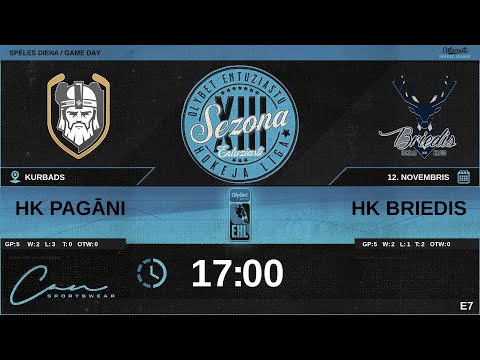 2023 11 12 | HK PAGĀNI (PGN) - HK BRIEDIS (BRD) | E7