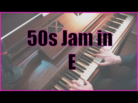 Jam Backing Track – 50s RocknRoll Jam in E – Blues Scale | Play-along