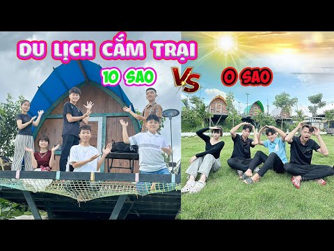 10 Star Vs 0 Star Camping Tour #trangandvinh