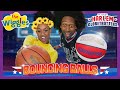 Bouncing Balls 🏀 The Wiggles feat. Harlem Globetrotters 🎶 Fun Basketball Song for Kids