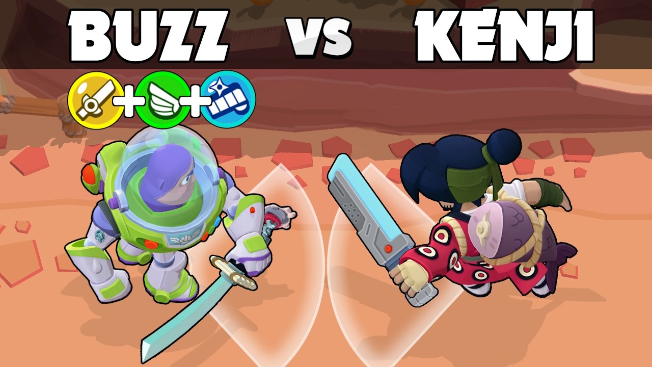 Buzz Lightyear vs Kenji ⭐ Brawl Stars X Toy Story