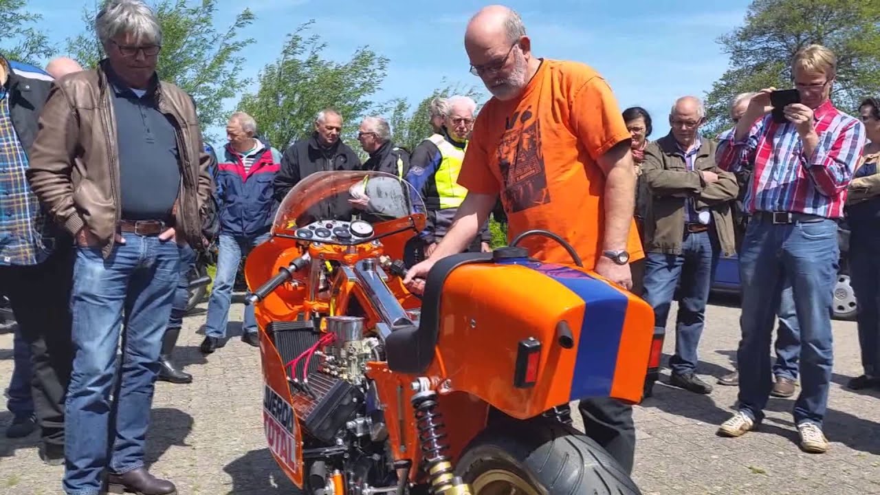 Laverda V6 first public show at Laverda Museum