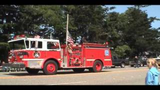 preview picture of video 'Part 1: 2009 4th of July Parade in Port Orford, Oregon'