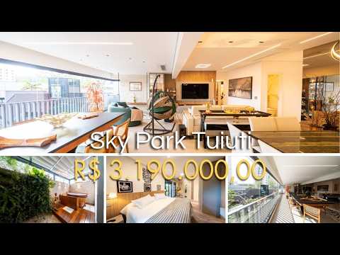 APARTAMENTO GARDEN DE 200m² NO TATUAPÉ | 3 Dorms, 2 Suítes e 3 Vagas | Sky Park Tuiuti