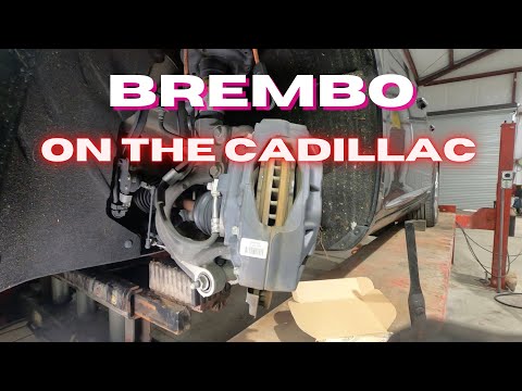 Front Brake Pad Service Cadillac Brembo Calipers