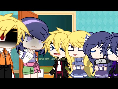 WE DON'T WANT HAVE A BABY MOM!!... (M3M3) • GC • NaruHina Family💖🫰 #gc #naruhina #naruto #hinata