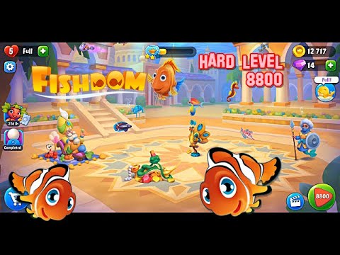 fishdom hard level 8800