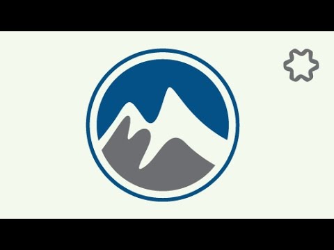 Adobe illustrator Flat Logo Design Tutorial For Beginners Logo Design illustrator Mountains