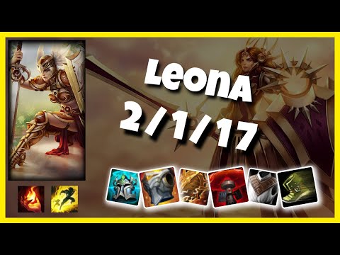 KOREAN Challenger Leona SUPPORT (2/1/17) vs RAKAN Gameplay Replay - Patch 10.20