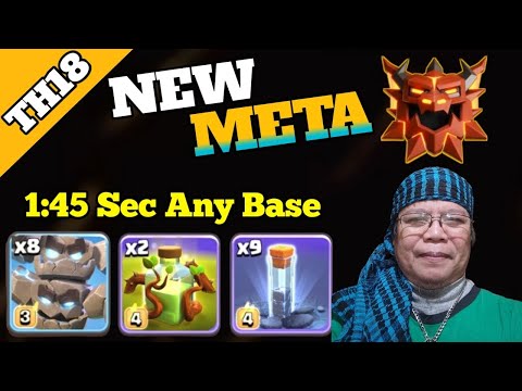 Th18 New Illegal Combo In Legends | Best Epic Strategy After Update (Clash Of Clans)
