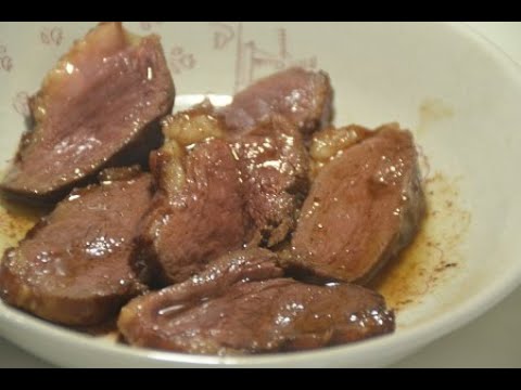 Magret de canard au miel cookeo