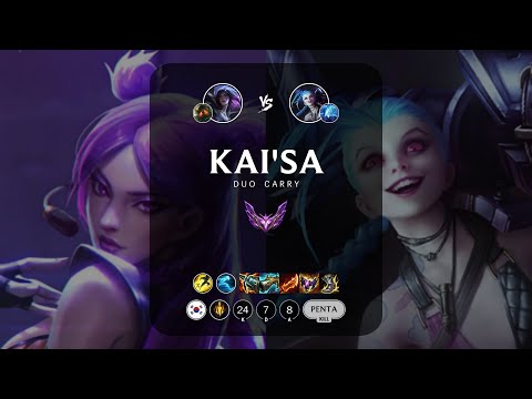 Kai'Sa ADC vs Jinx - KR Master Patch 13.12