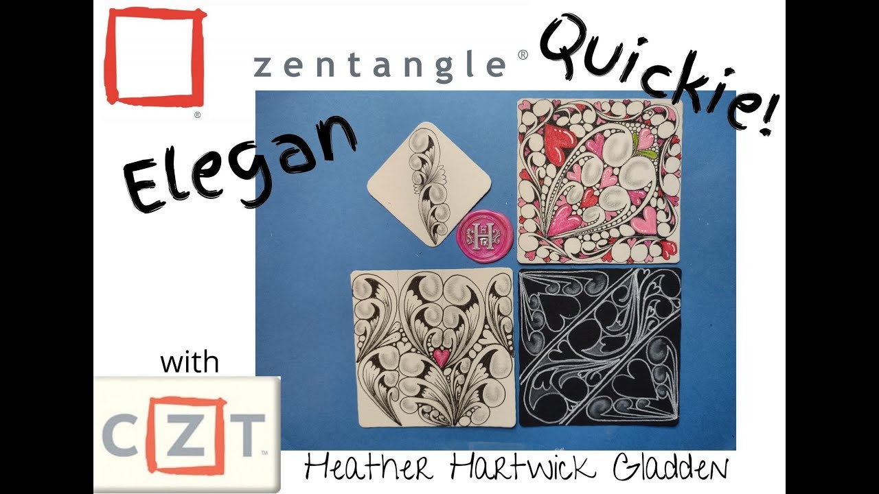 Zentangle® Quickie: Elegan