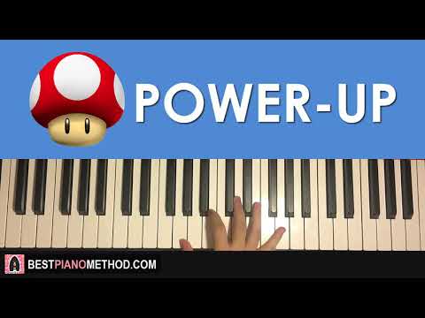 HOW TO PLAY - MARIO POWER-UP RED MUSHROOM SOUND (Piano Tutorial Lesson)