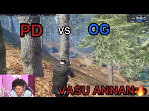 Tva Pd vs Og gang 🔥☠️Vasu annan 🔥 #tva #eaglegaming