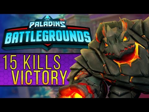 Paladins Battlegrounds | 15 Kills Makoa Victory!