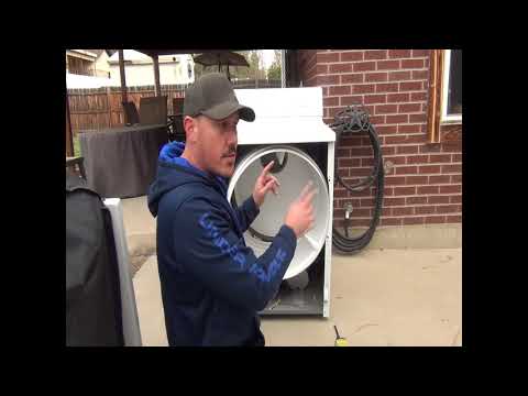 Replace dryer belt on older Maytag
