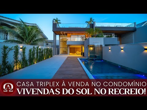 CASA TRIPLEX à venda no condomínio VIVENDAS DO SOL no RECREIO DOS BANDEIRANTES no Rio de Janeiro!