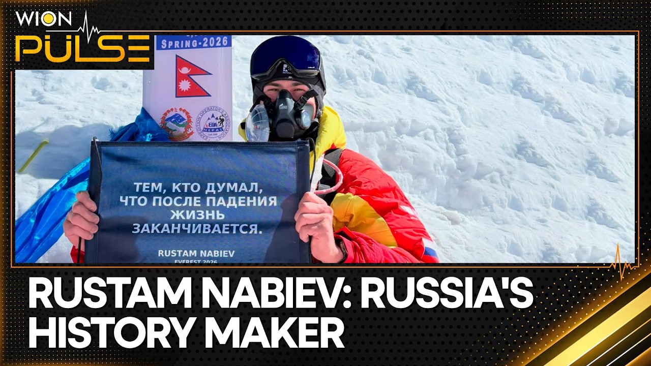 Russia's Rustam Nabiev Summits Mount Everest Using Just His Arms | WION Pulse