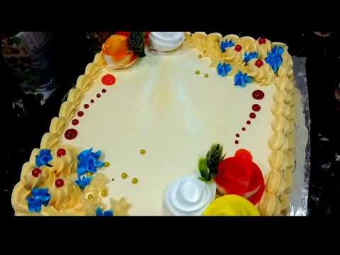 6 pound cake. happy birthday cake. anniversary cake. rectangle shape. Deepak bakery