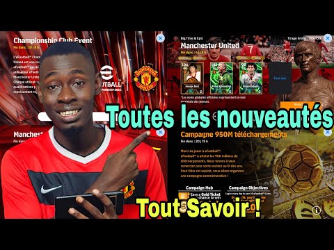 Tout savoir sur les nouveautés : Pièces gratuite, Pack Manchester united, événement 