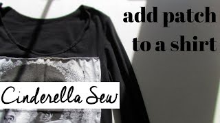 Sew a patch on a shirt - Add patches to clothing - Easy DIY - Customize clothes