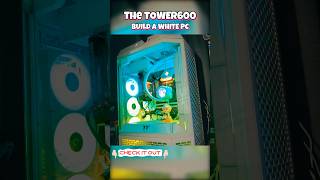 The Tower600 dream aesthetic white build🤍【Thermaltake】 #自作pc #shorts #pcsetup #pcbuild